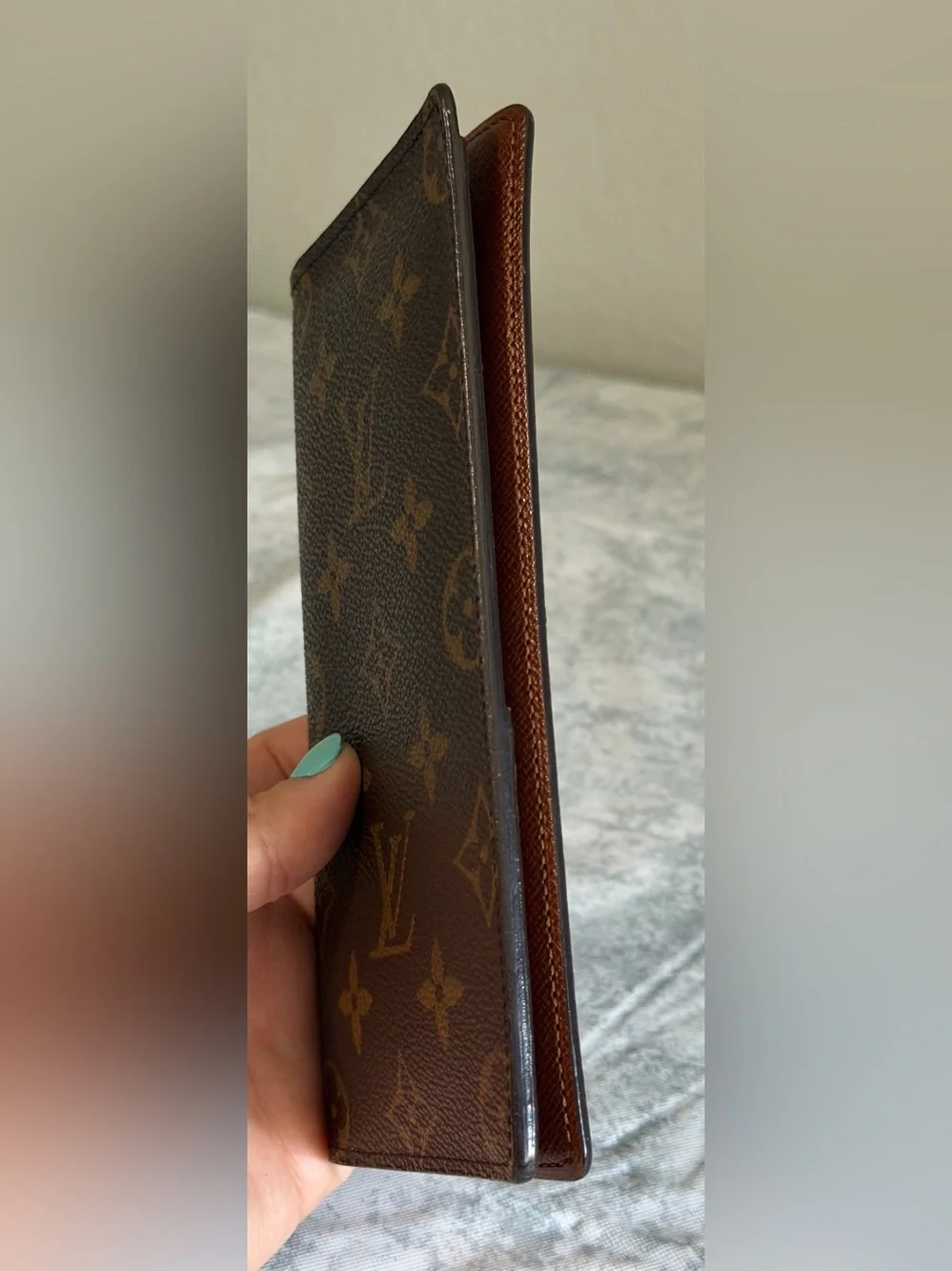 Louis Vuitton monogram checkbook holder